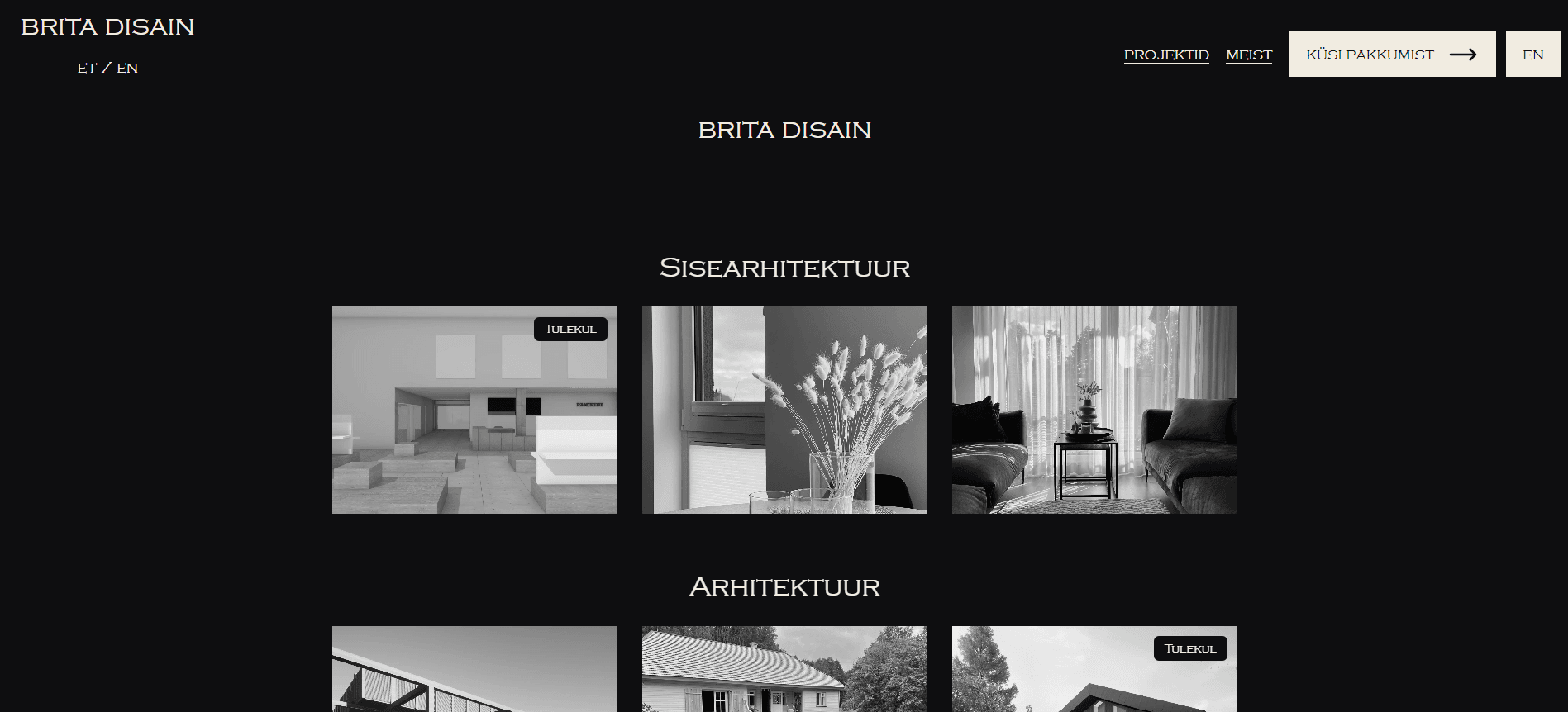 Brita Disain portfoolio leht